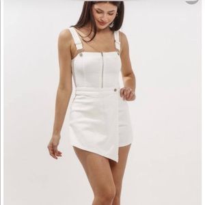 Blue Blush overall romper